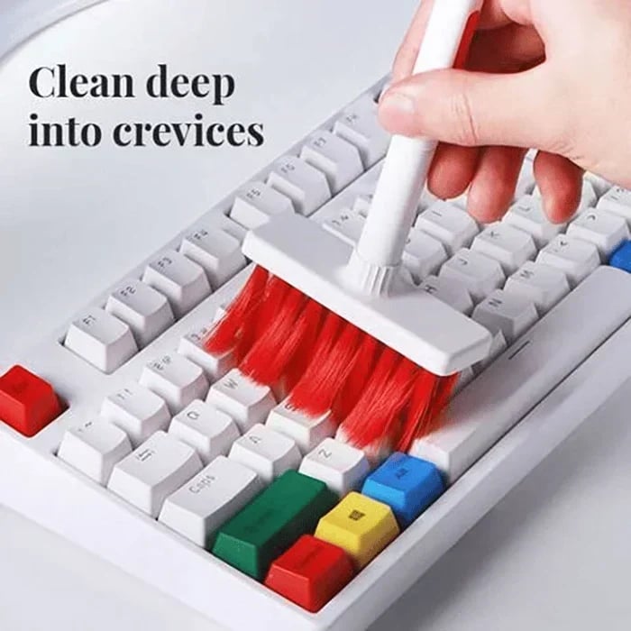 (🔥Hot Sale NOW- SAVE 48% OFF)5 in 1 Keyboard Cleaning Brush Kit(BUY 2 GET 2 FREE NOW)